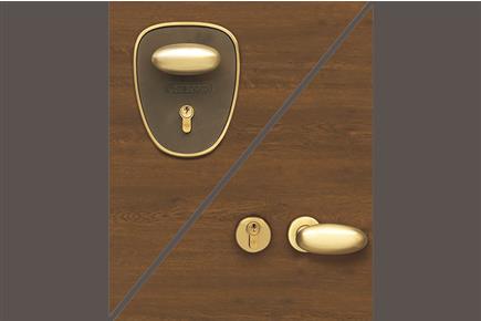 Satined brass with plate (excluded model Quadra-B)